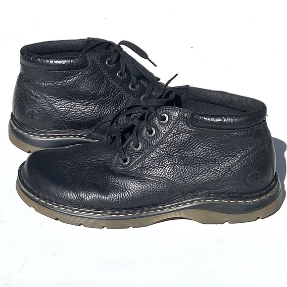 DOC MARTENS Men’s Rico Chukka Mid Rise Black Pebbled Leather Short Boots size 12 main image 8